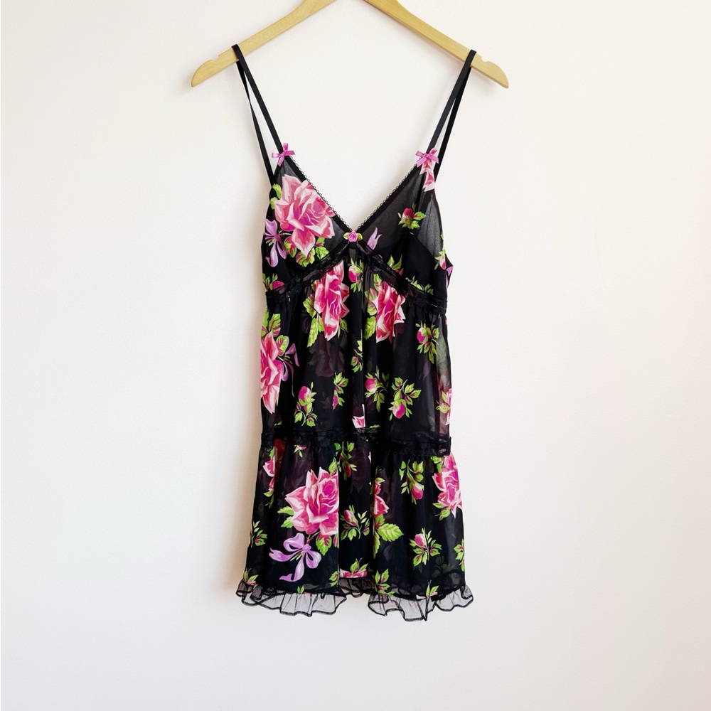 Betsey Johnson Rose Print Cami
